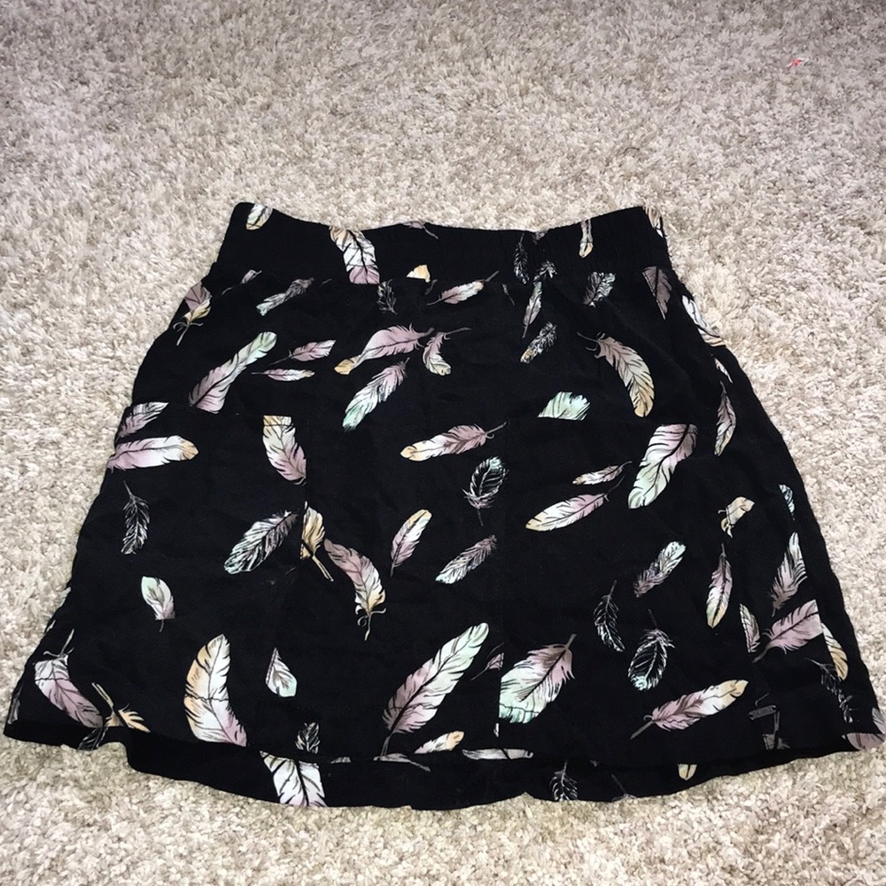 Black Feather Skirt